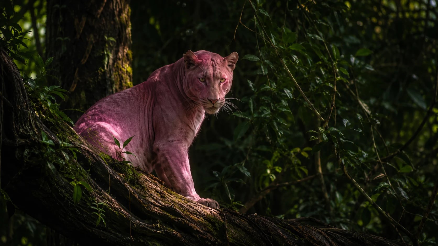 Panther in Pink
